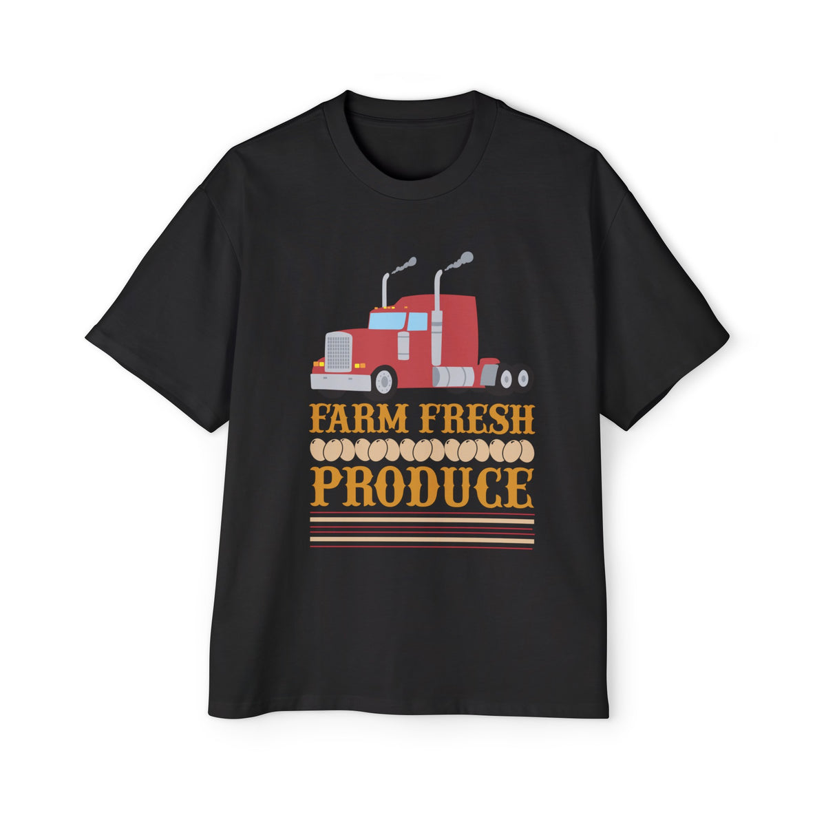 Farm Fresh Produce Graphic Tee-INNBLAC Fashion Apparel