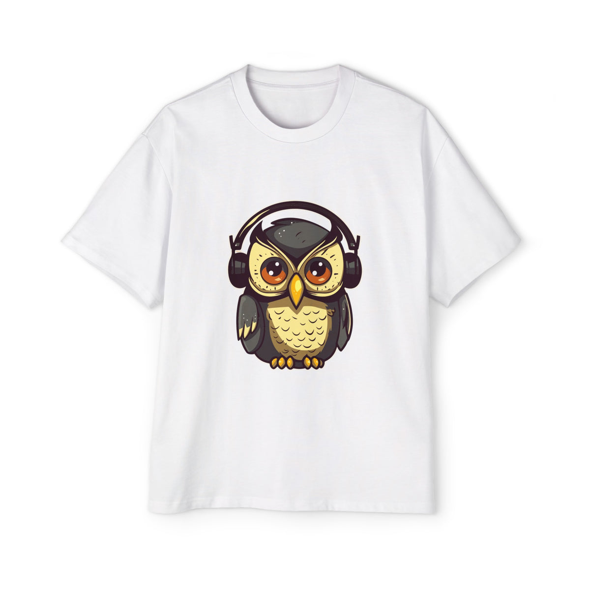 Owl Music Lover Graphic Tee-INNBLAC Fashion Apparel