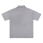 Stone-Washed Cotton Polo Shirt 9.3oz