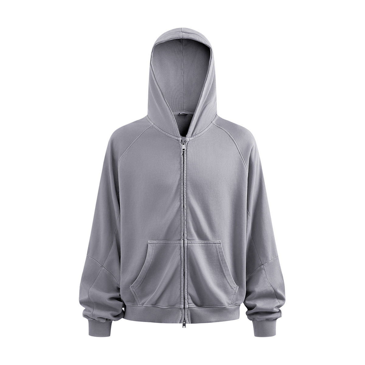 Heavyweight Washed Cotton Boxy Hoodie