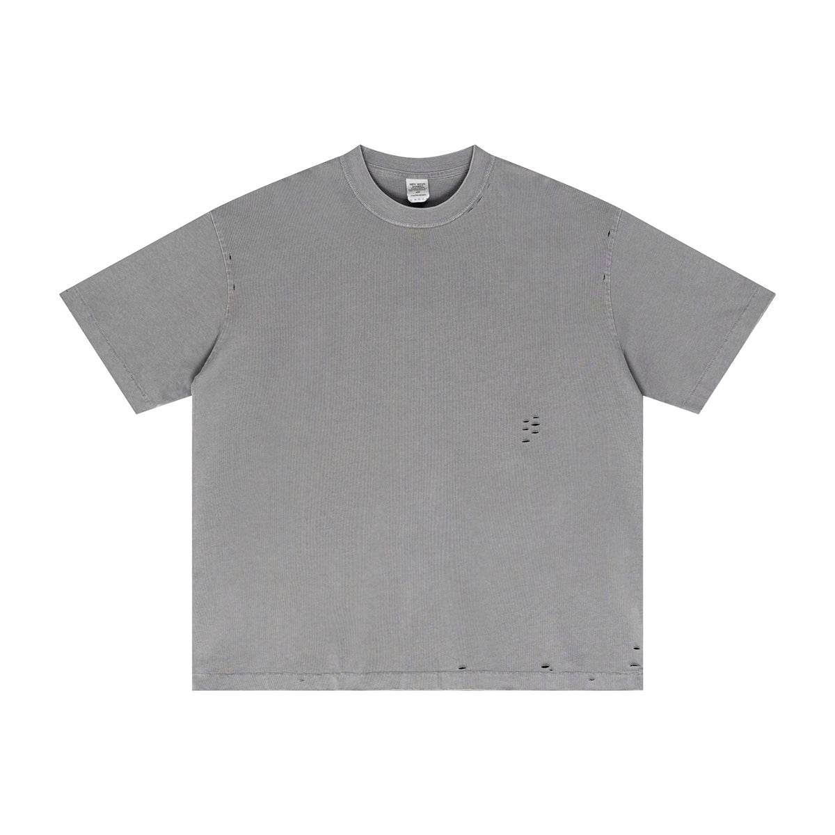 Vintage Wash Reverse Destructive T Shirt 8.25oz-INNBLAC Fashion Apparel