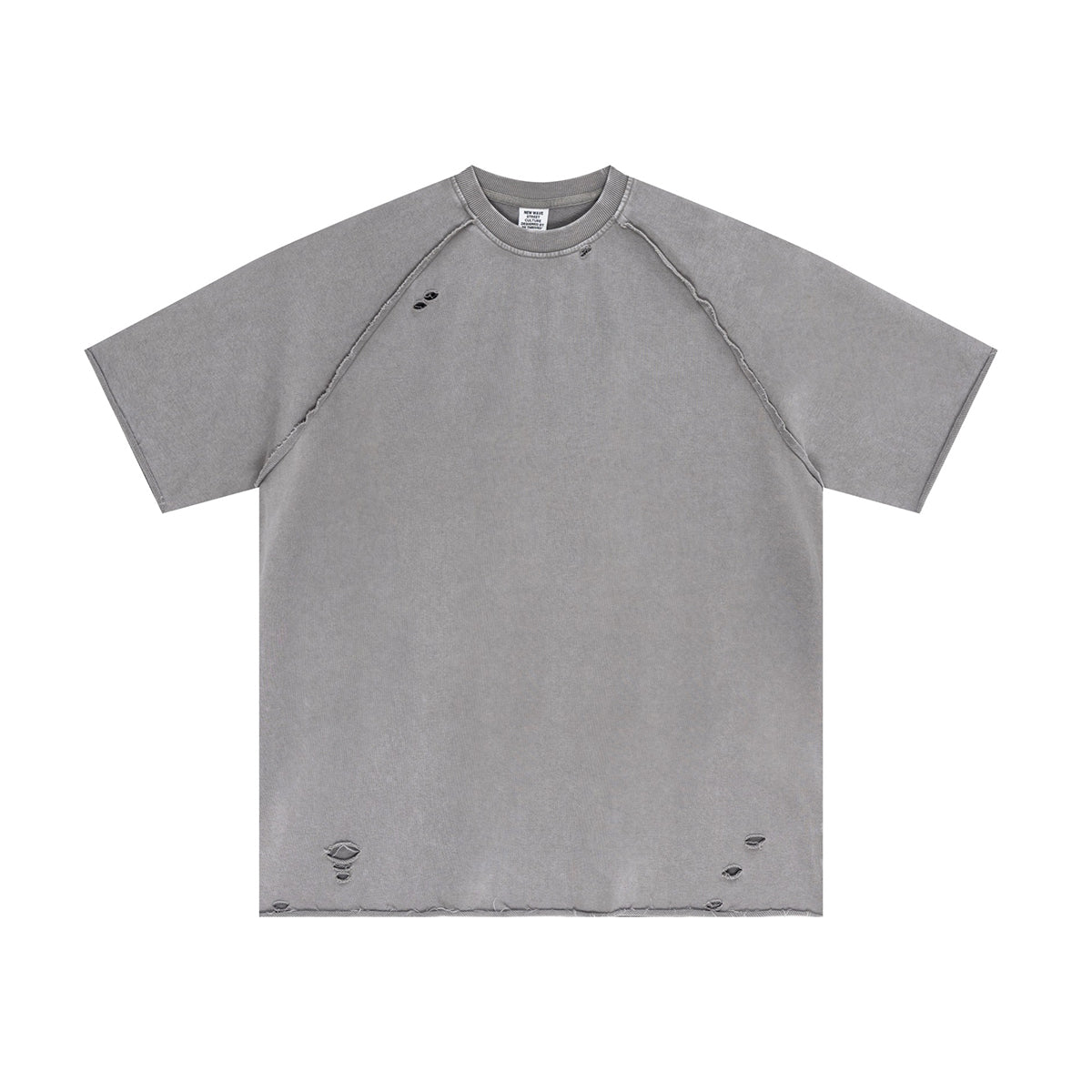 Heavyweight Raw Edge Destructive Tee 10oz