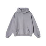 Heavyweight Washed Cotton Kangaroo Pocket Hoodie