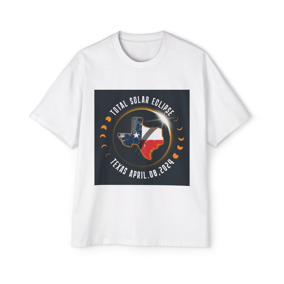 Total Solar Eclipse Texas Graphic Tee-INNBLAC Fashion Apparel