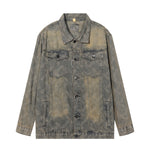 Relaxed Jacquard Denim Trucker Jacket