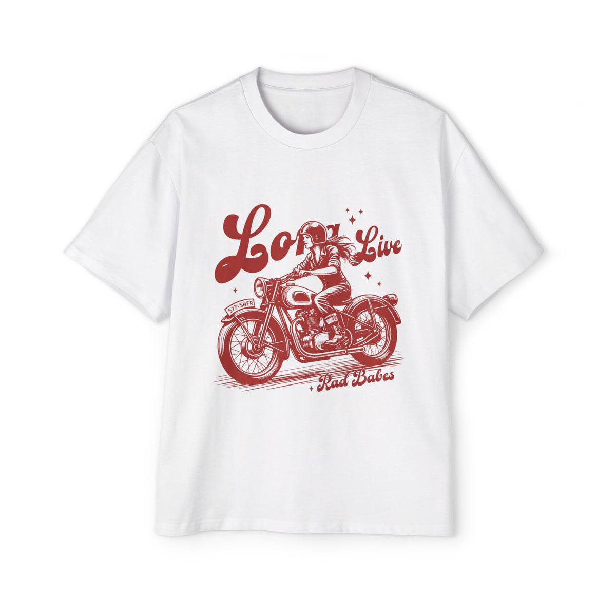 Long Live Rad Babes Woman Graphic Tee-INNBLAC Fashion Apparel