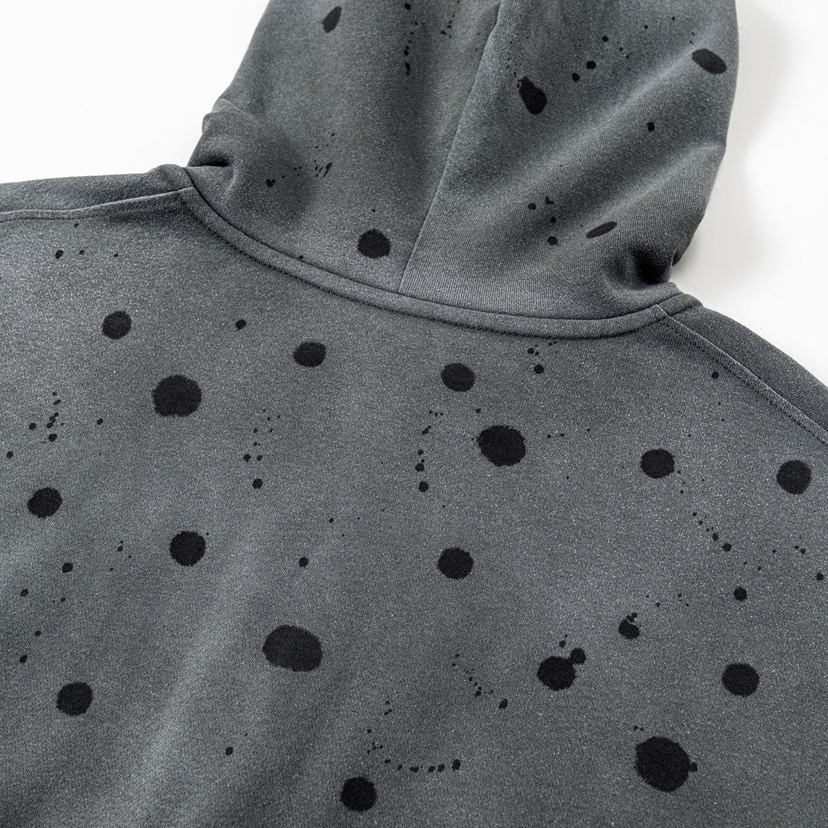 Sudadera holgada lavada y pintada