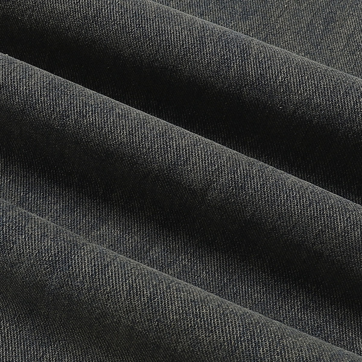Utility Distressed Straight Leg Denim Jeans