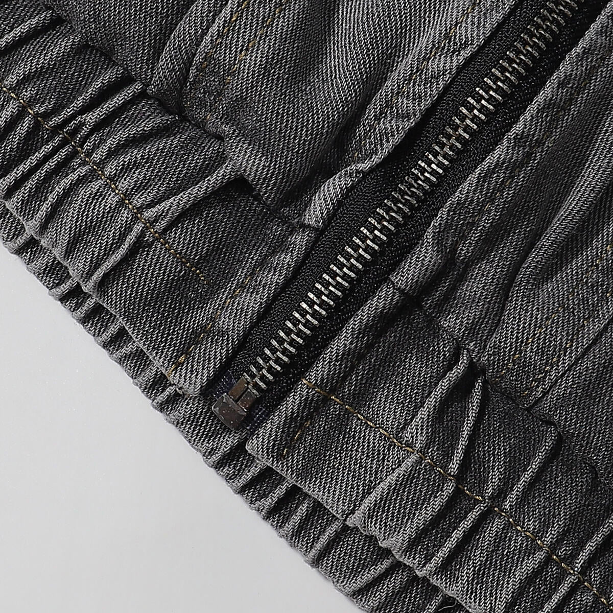 Deconstructed Denim Bomber Jacket