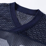 Athletic Mesh Cropped Football Jersey Number 08