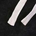 Pantalones cortos deportivos con bordes sin rematar y lavados a la piedra