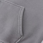 Double Slider Fleece Kangaroo Pocket Hoodie