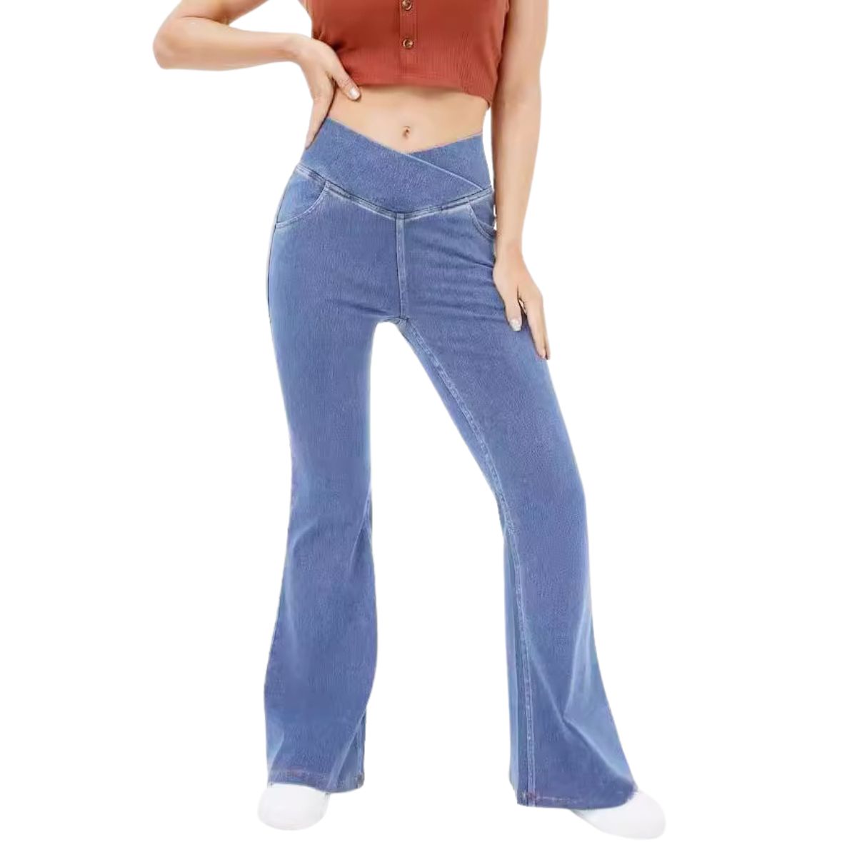 High Waist Flare Denim Jeans