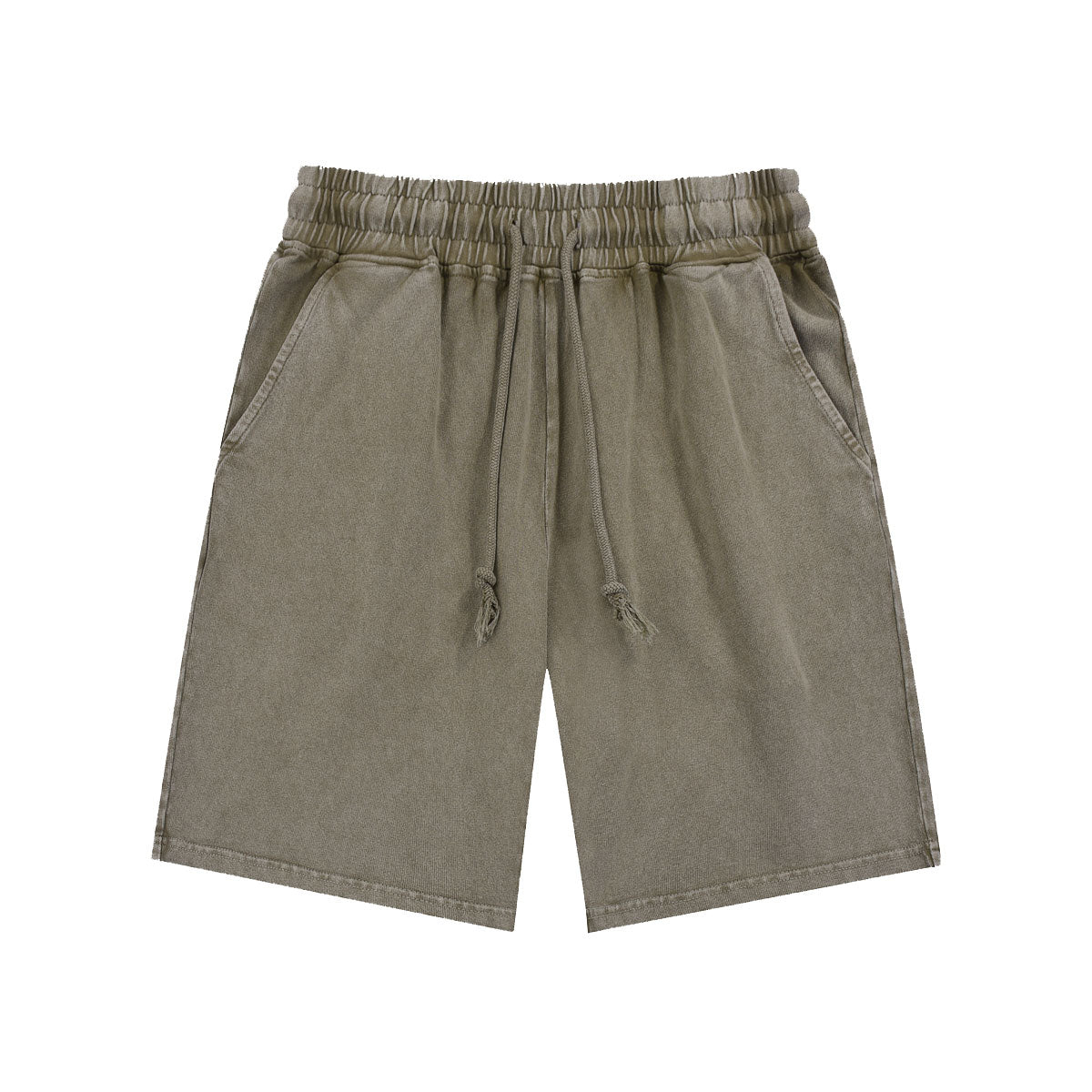 Pantalones cortos holgados con lavado vintage